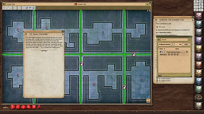 Fantasy Grounds - Mini-Dungeon #025: The Choker Lair (PFRPG)