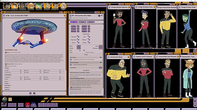 Fantasy Grounds - Star Trek Adventures: Lower Decks Season 2 Crew Pack