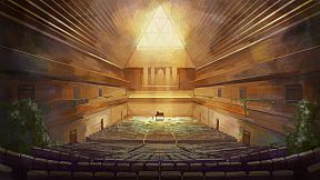 水没廃墟のピアノドロイド