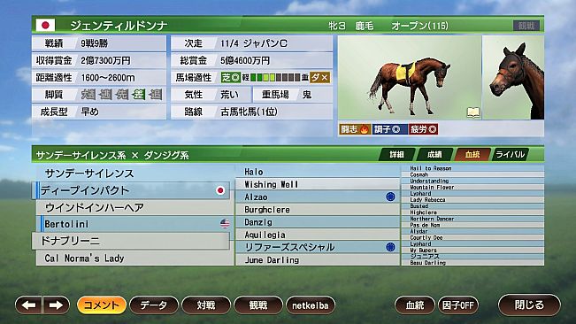 WP9 2020 歴史的名牝 購入権セット 全６頭