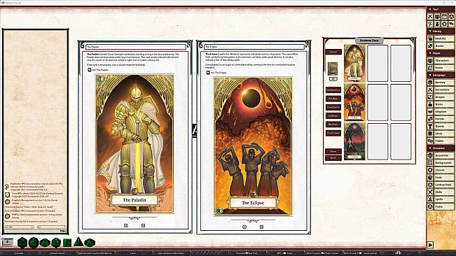 Fantasy Grounds - Pathfinder 2 RPG - Harrow Deck