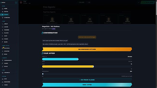 OvertimeGM: Hockey Manager