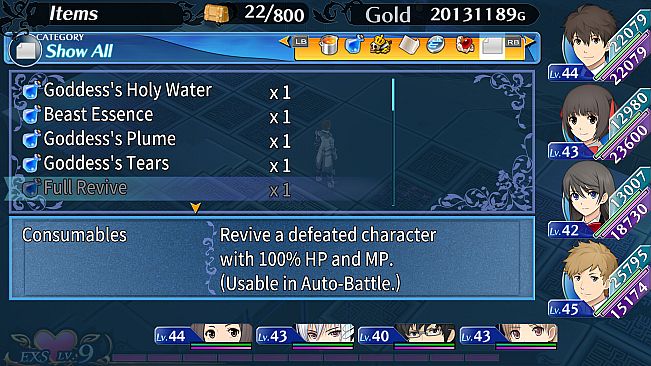 EXSTETRA - Item Set