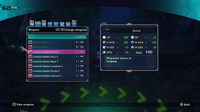 Dragon Star Varnir Powerful Weapon Set