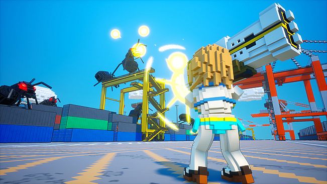 EARTH DEFENSE FORCE: WORLD BROTHERS - Additional Character: Riho Futaba, Original Blue Swimsuit