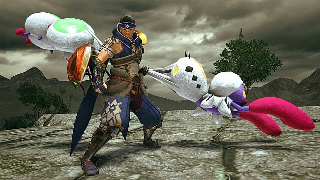 Monster Hunter Rise - "Stuffed Rakna-Kadaki" Hunter layered weapon (Insect Glaive)