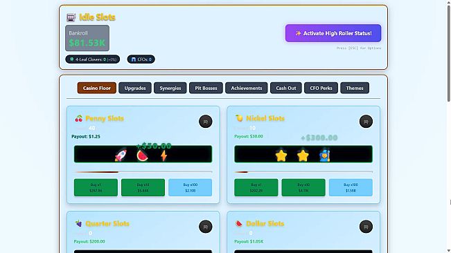 Idle Slots: Casino HQ: Hobbies & Interests Pack