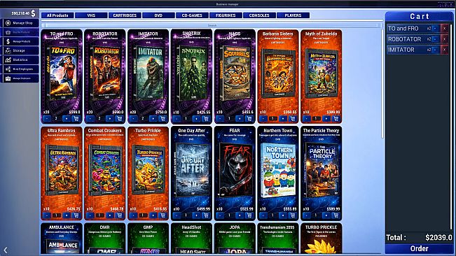 OPEN FOR BUSINESS: Game & Movie Store Simulator