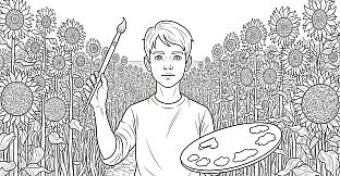 100 Cats Lost in Van Gogh’s Brushstrokes