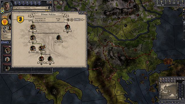 Crusader Kings II: Dynasty Shields Charlemagne