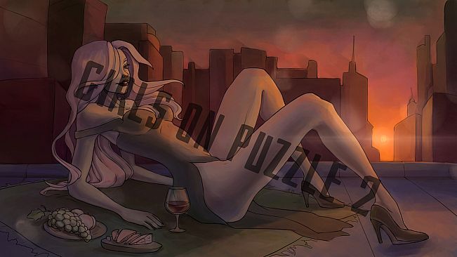 Girls on puzzle 2 - Wallpapers