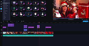 Movavi Video Editor Plus 2022 - Christmas Party Set