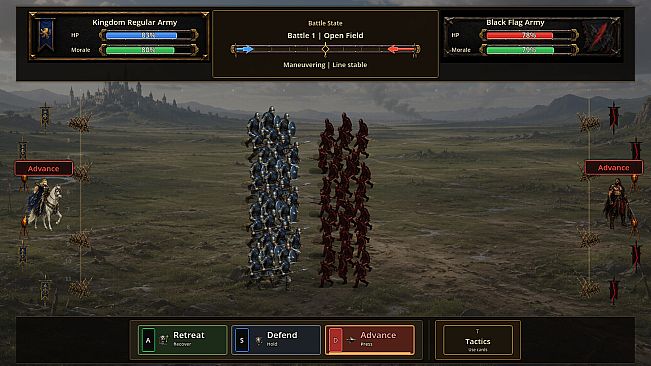 WHEN ARMIES WAVER