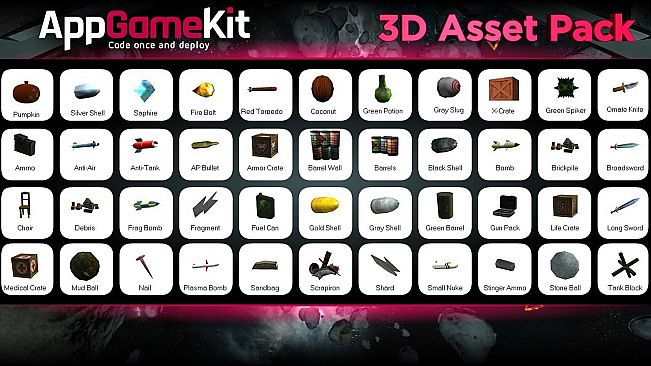 AppGameKit Studio - MEGA Media Pack