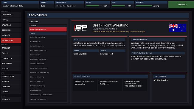 Pro Wrestling: The Ascent