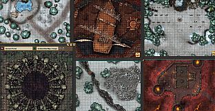 Fantasy Grounds - Map Collection - Fire & Ice
