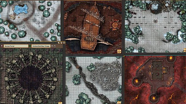 Fantasy Grounds - Map Collection - Fire & Ice