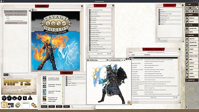 Fantasy Grounds - Rifts(R) for Savage Worlds Mega Power List