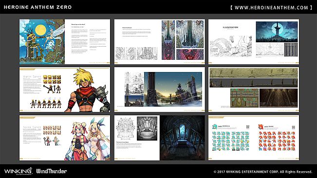 Heroine Anthem Zero - Art Book