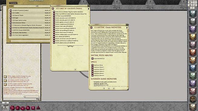 Fantasy Grounds - Mythic Monsters #6 - Oozes Too (PFRPG)