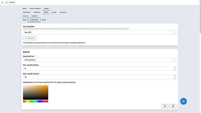 Forever World Cup Simulator
