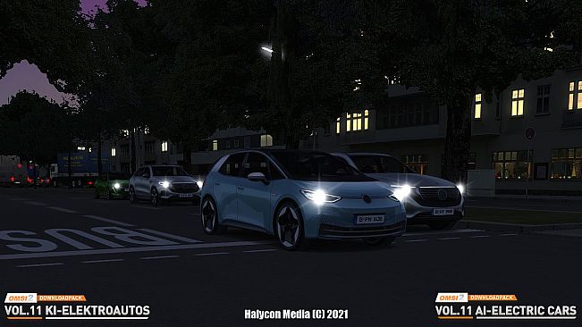 OMSI 2 Add-on Downloadpack Vol. 11 - AI Electric Cars
