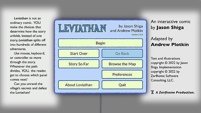 Leviathan: An Interactive Comic Book