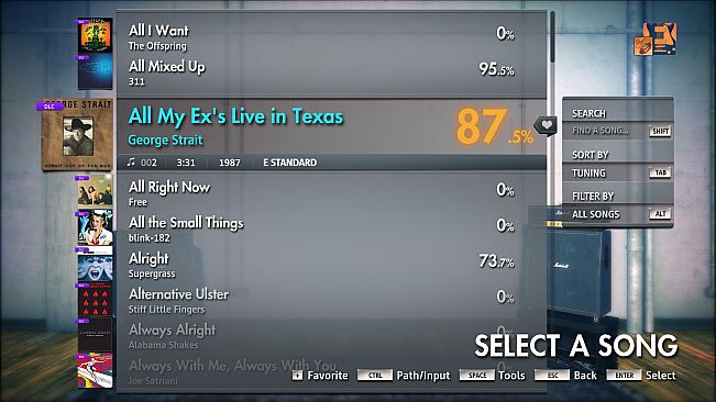 Rocksmith 2014 Edition – Remastered – George Strait - “All My Ex’s Live in Texas”