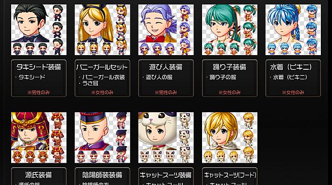 RPG Maker MZ - Fantasy Generator - Armor Parts Set