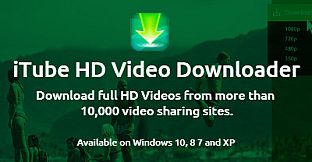 iTube HD Video Downloader - Download videos from 10000+ sites, 3X Faster Download Speed, Download Entire Playlist, Record Online Video.