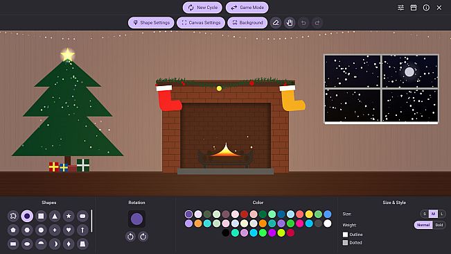 Shapeweaver - Holiday Festive Background Pack