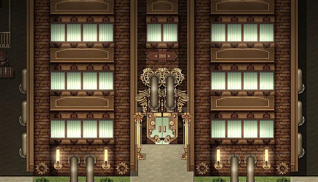 RPG Maker MZ - KR Steampunk Exterior Tileset