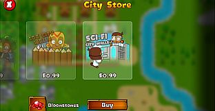 Bloons Monkey City - Sci-Fi City Walls