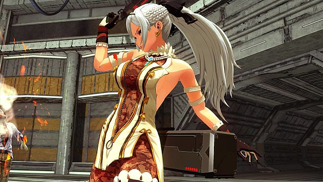 OneeChanbara ORIGIN - Exclusive Lei Costume: Lei's Spy Dress Retro Brown
