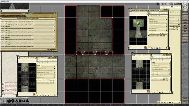 Fantasy Grounds - Pathfinder RPG - GameMastery Map Pack: Dungeon Dangers