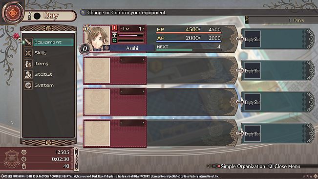 Dark Rose Valkyrie: ACID Special Provision Pack Set
