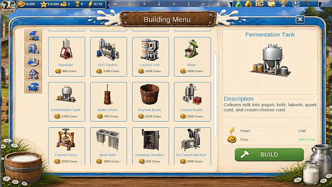 Dairy Empire: Production Simulator