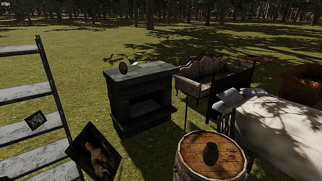 GameGuru MAX Horror Mini Kit - Old Furniture