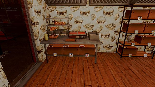 Corner Kitchen Fast Food Simulator