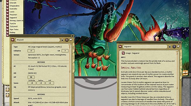Fantasy Grounds - Mythic Monsters #36: Mesoamerica (PFRPG)