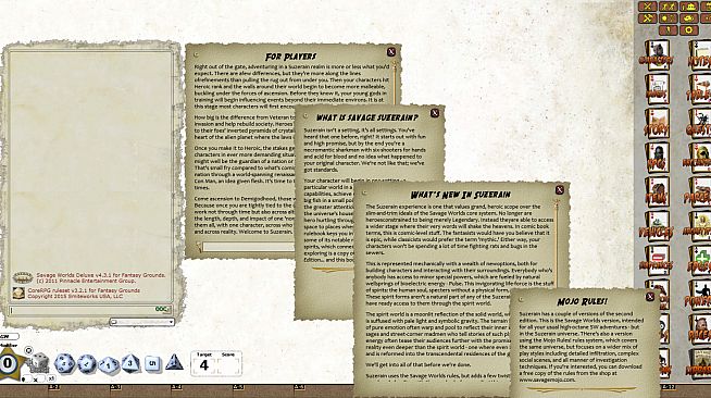 Fantasy Grounds - Savage Suzerain Players Guide (Savage Worlds)