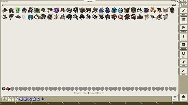 Fantasy Grounds - Devin Night: Tome of Beasts Pack 4 – Eleinomae–Goatman (Token Pack)