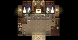 RPG Maker MZ - KR Dark Academia Library Tileset