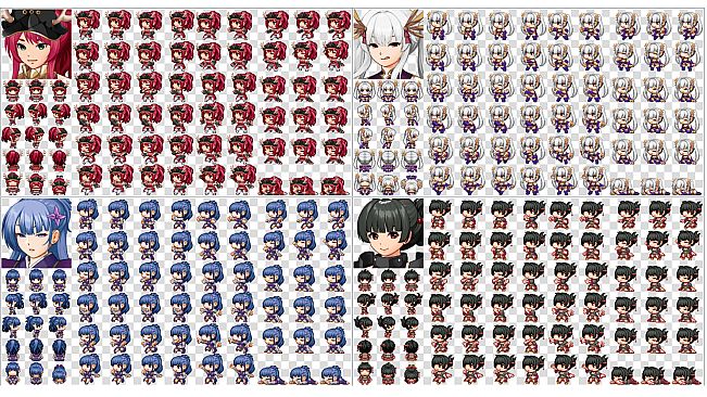 RPG Maker MZ - Another World Heroine Generator 8 for MZ