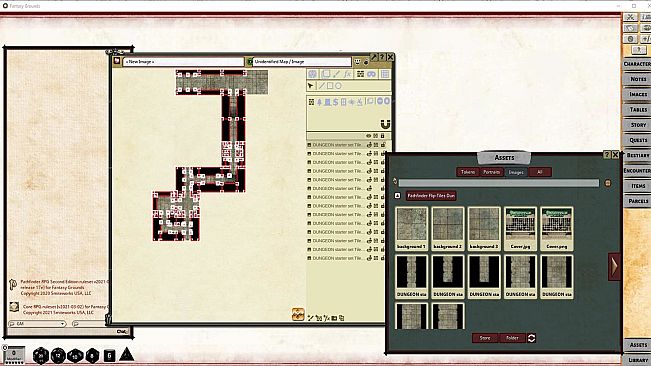 Fantasy Grounds - Pathfinder RPG - Pathfinder Flip-Tiles: Dungeon Starter Set
