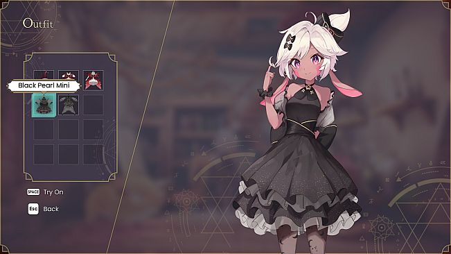 WitchSpring R - Pieberry : Costume DLC - Black Pearl Mini & Deep Black Pearl