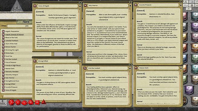 Fantasy Grounds - Feats of Legend: 20 Celestial Feats (PFRPG)