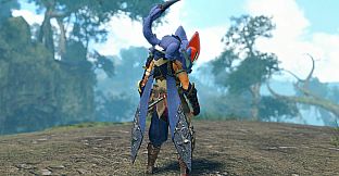 Monster Hunter Rise - "Stuffed Nargacuga" Hunter layered weapon (Long Sword)