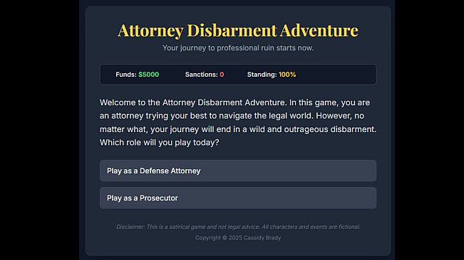 Attorney Disbarment Adventure