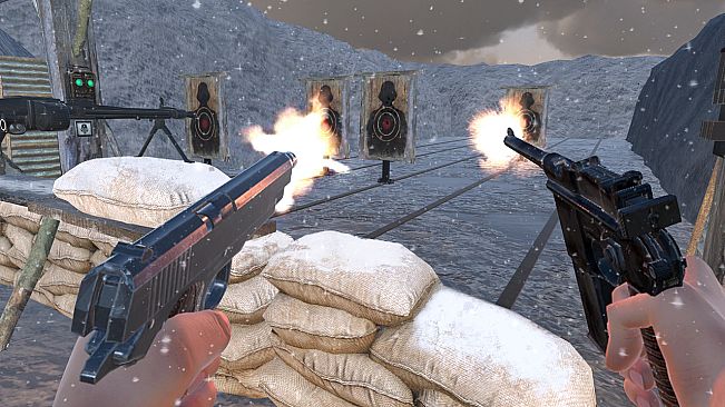 World War 2 Winter Gun Range VR Simulator